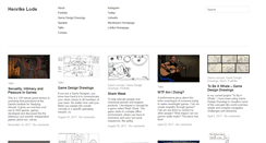 Desktop Screenshot of henrikelode.com